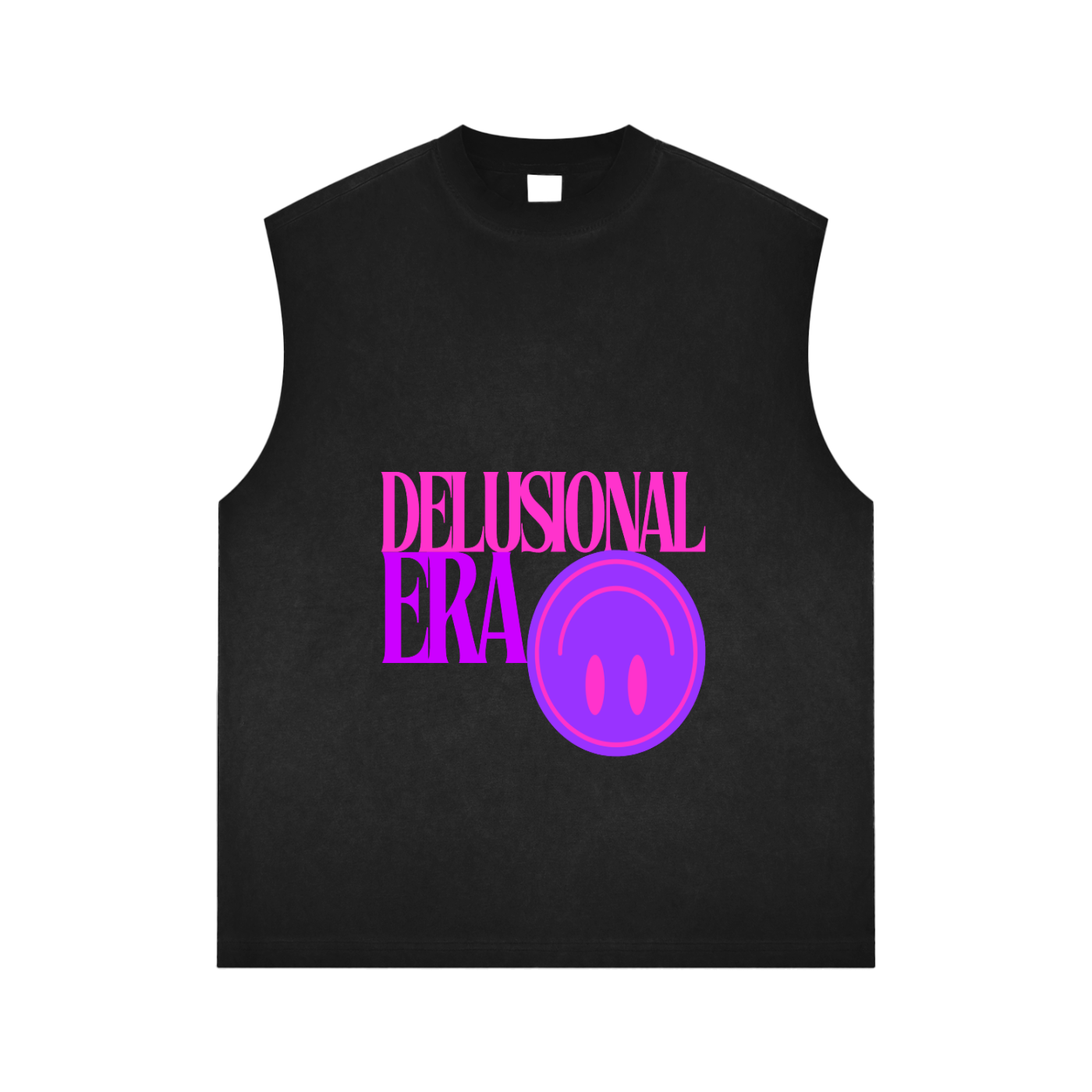 'DELUSIONAL ERA' OVERSIZED TANK (masc sizing)