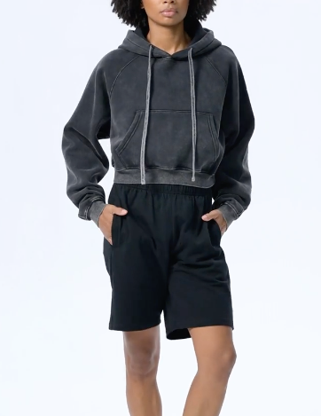'GASLIT' CROPPED HOODIE (fem sizing)