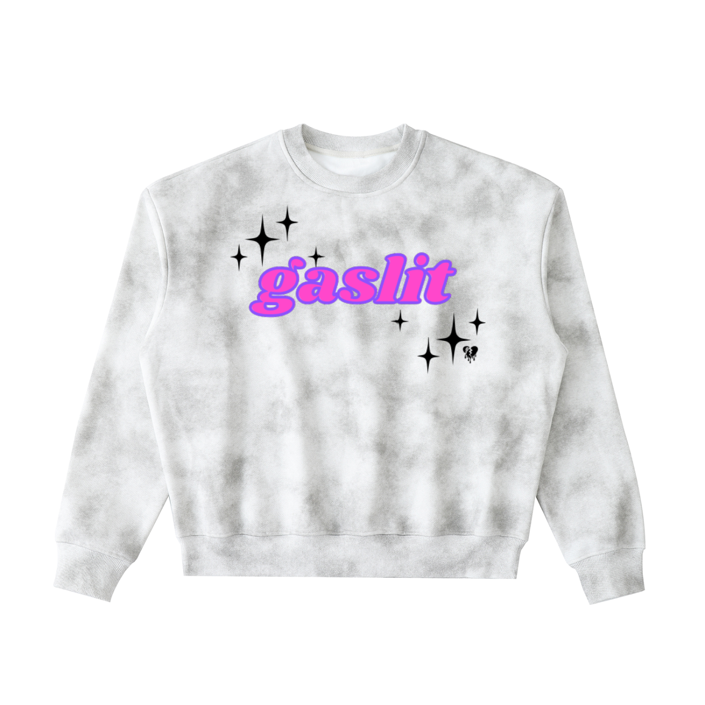 'GASLIT ✨' DIRTY WASHED BOXY SWEATSHIRT (masc sizing)