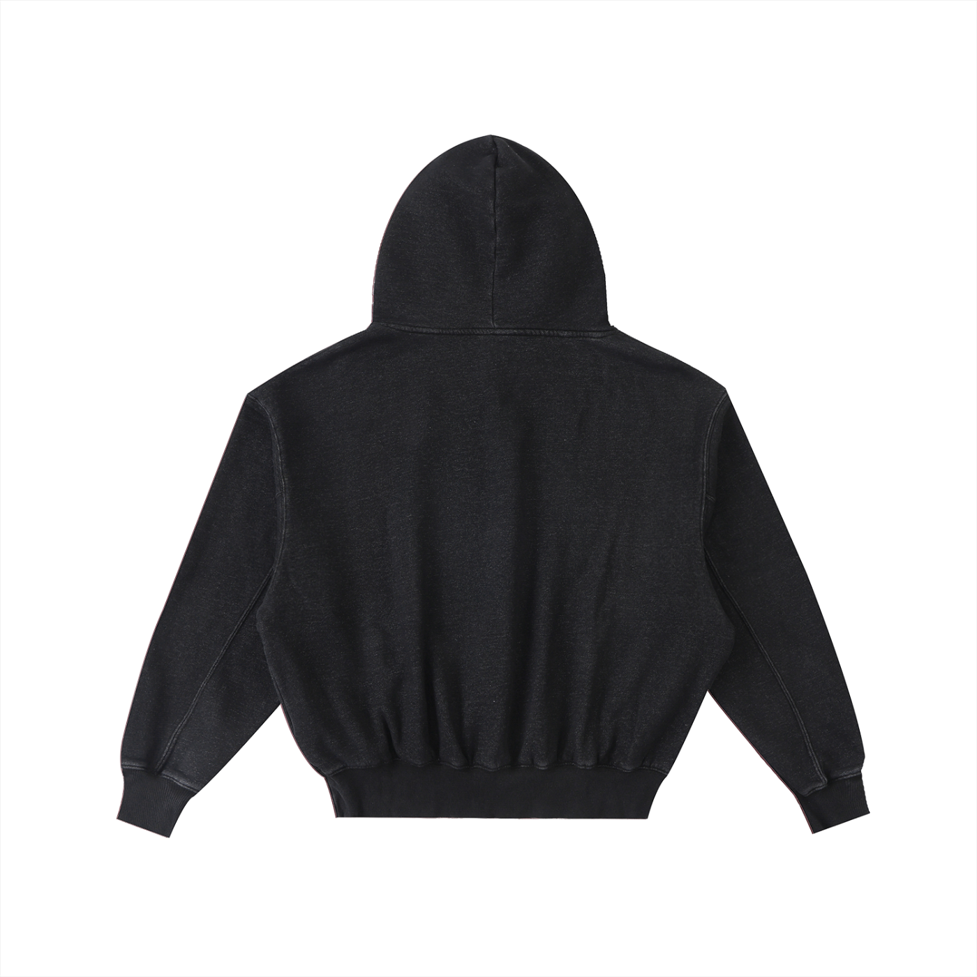 'DELULU π' FRAYED HOODIE (masc sizing)