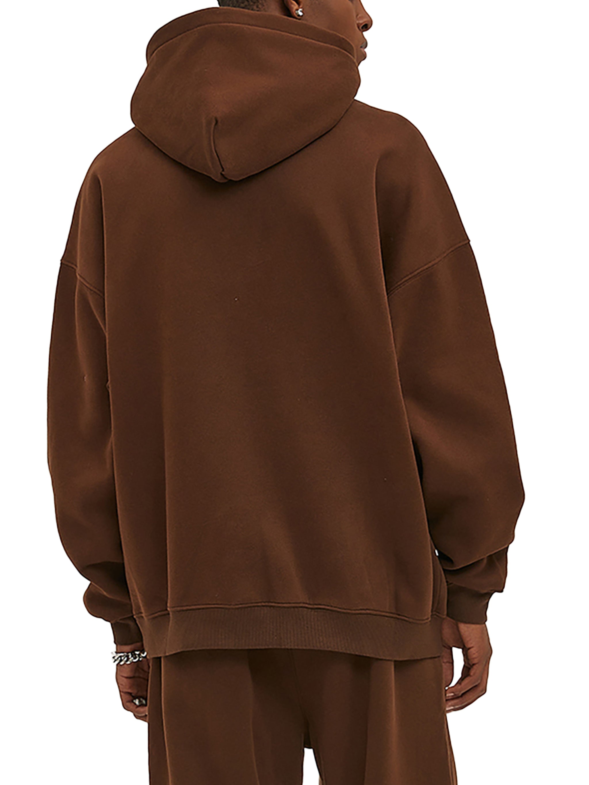 '💚GREEN 🐯 LE TIGRE' OVERSIZED FLEECE HOODIE (masc sizing)