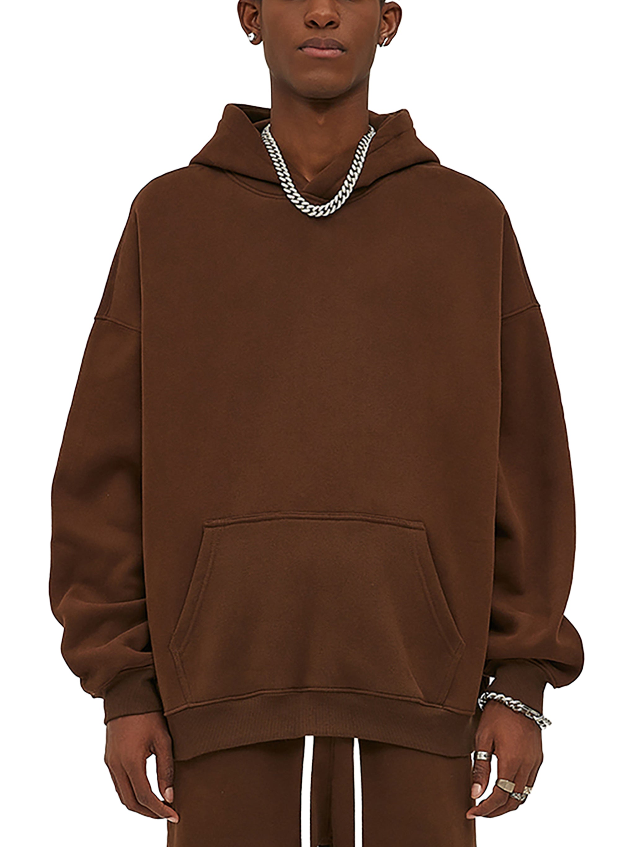 '💚GREEN 🐯 LE TIGRE' OVERSIZED FLEECE HOODIE (masc sizing)