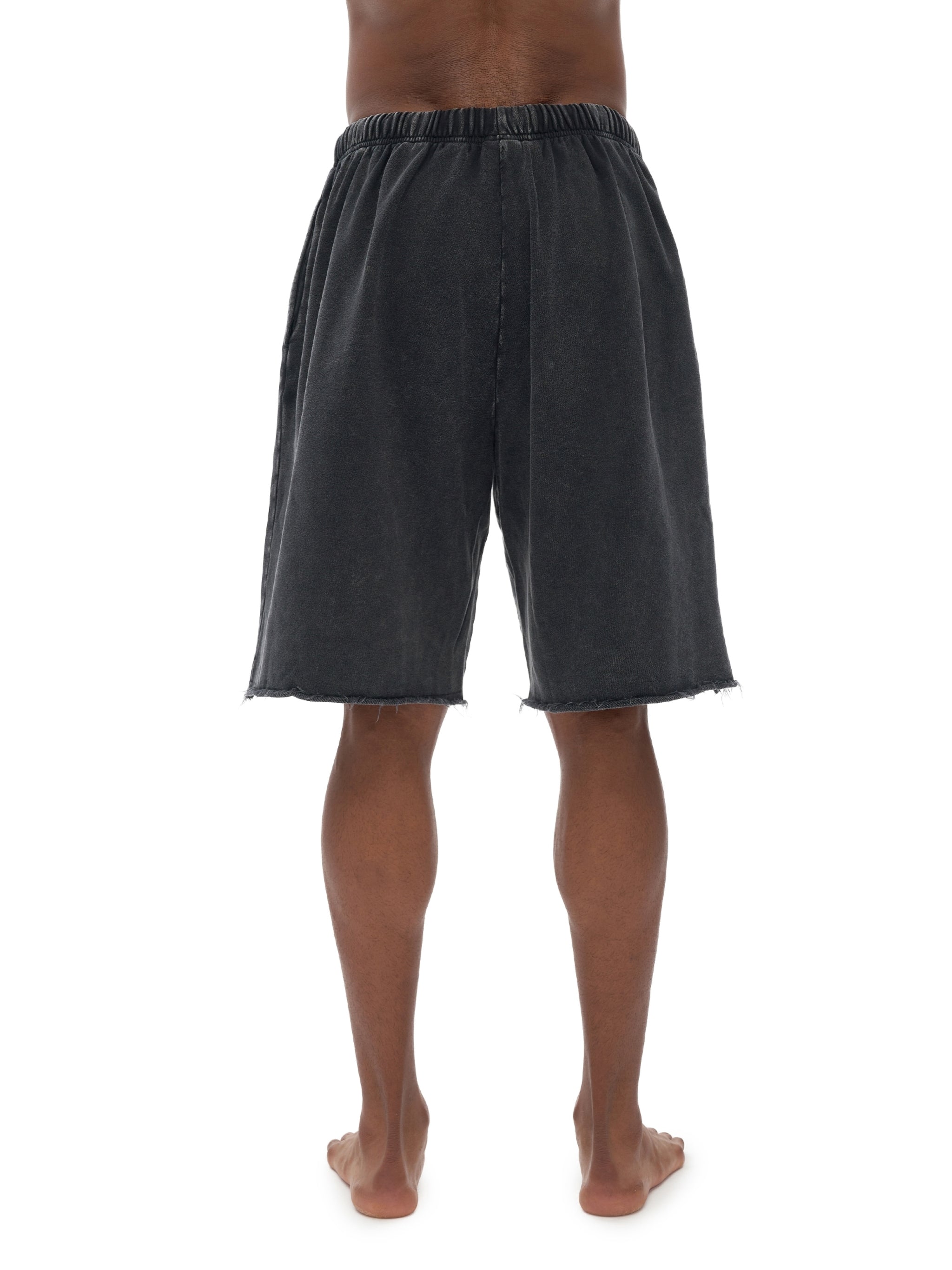 'GOD IS A 🥀' ACID WASH JERSEY SHORTS (masc sizing)