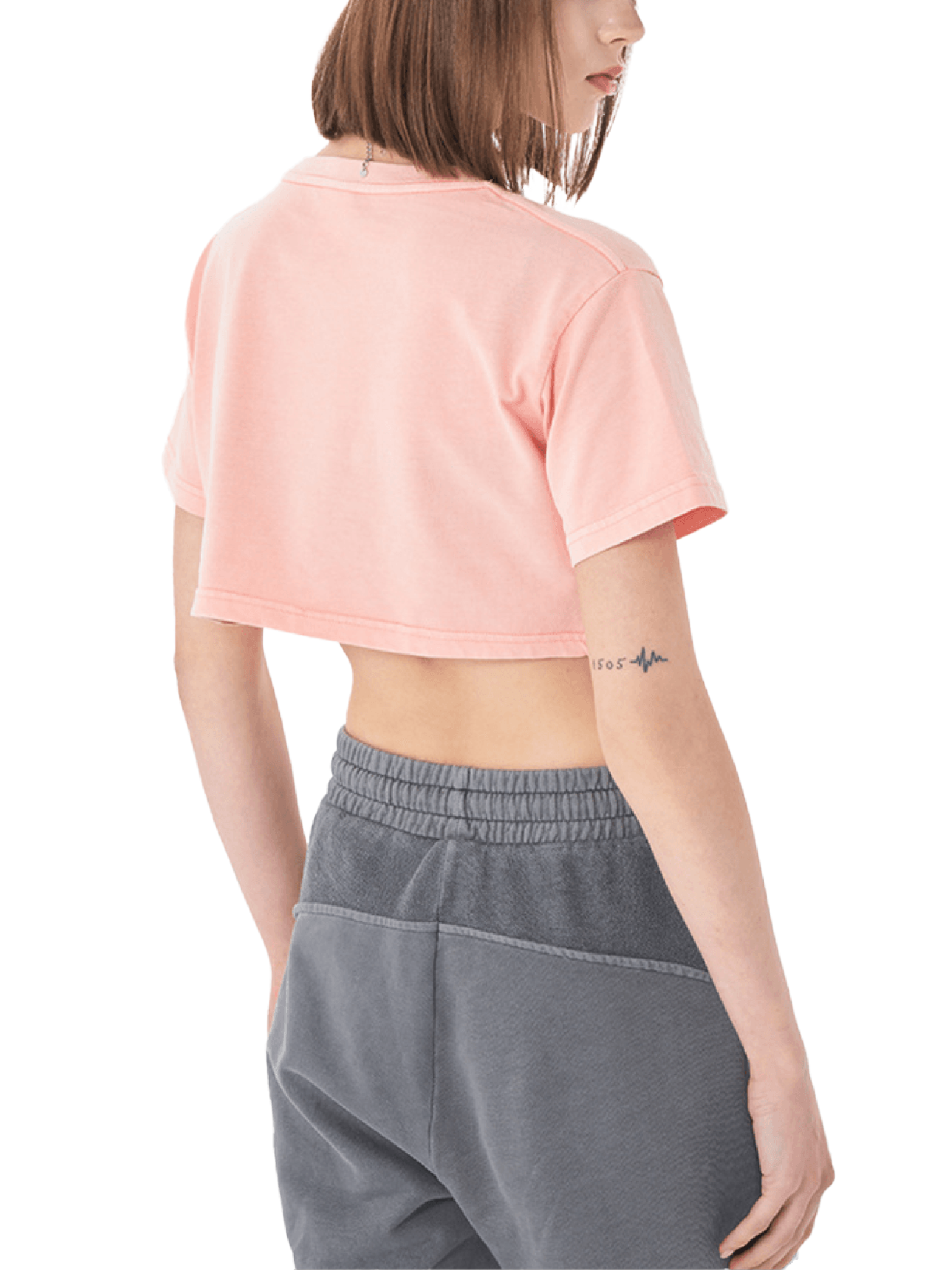 'GASLIGHT ME' CROP TEE (BLACK - fem sizing)