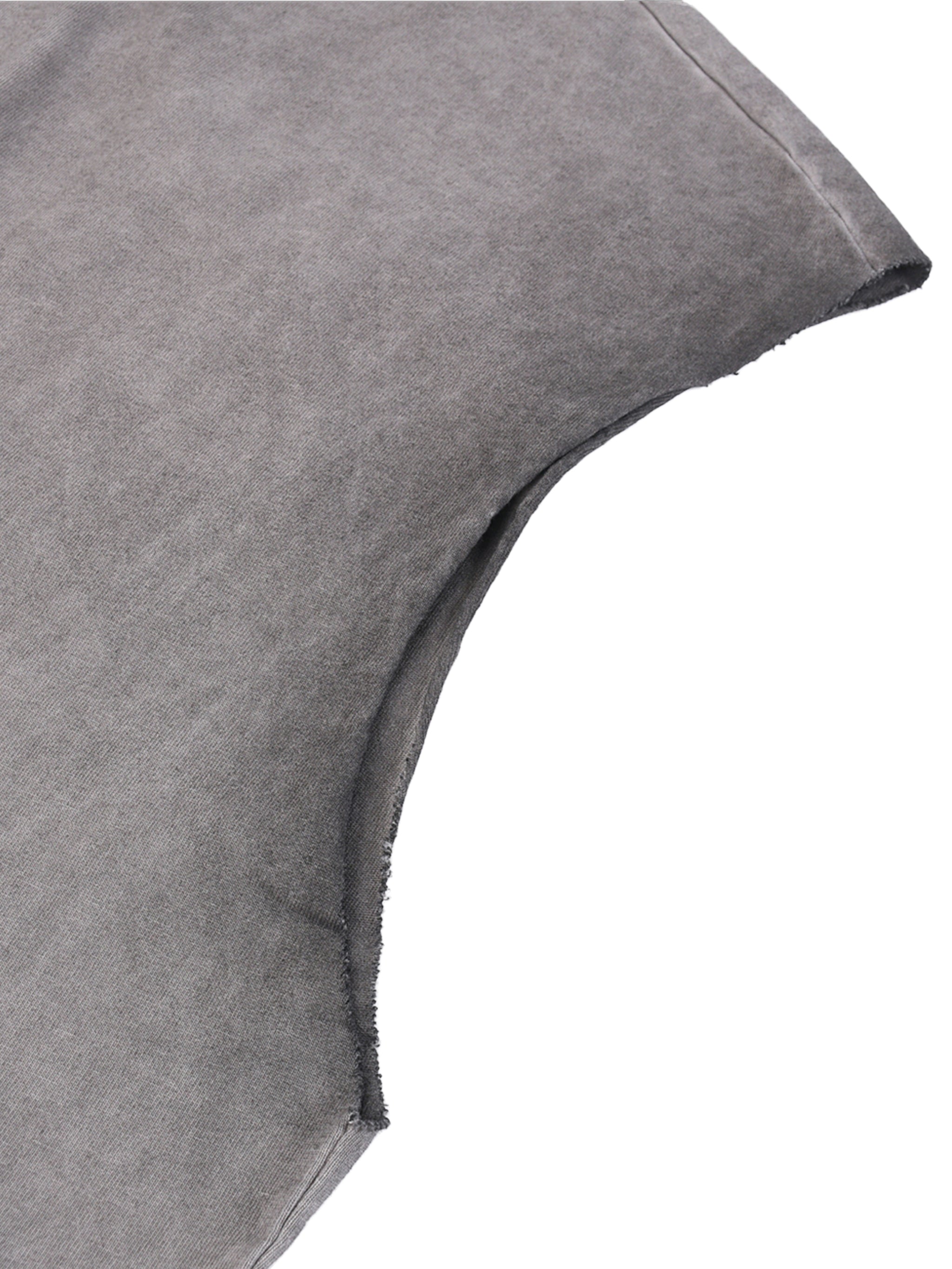 'DELULU' GRAY BOXY MUSCLE TANK (masc sizing)