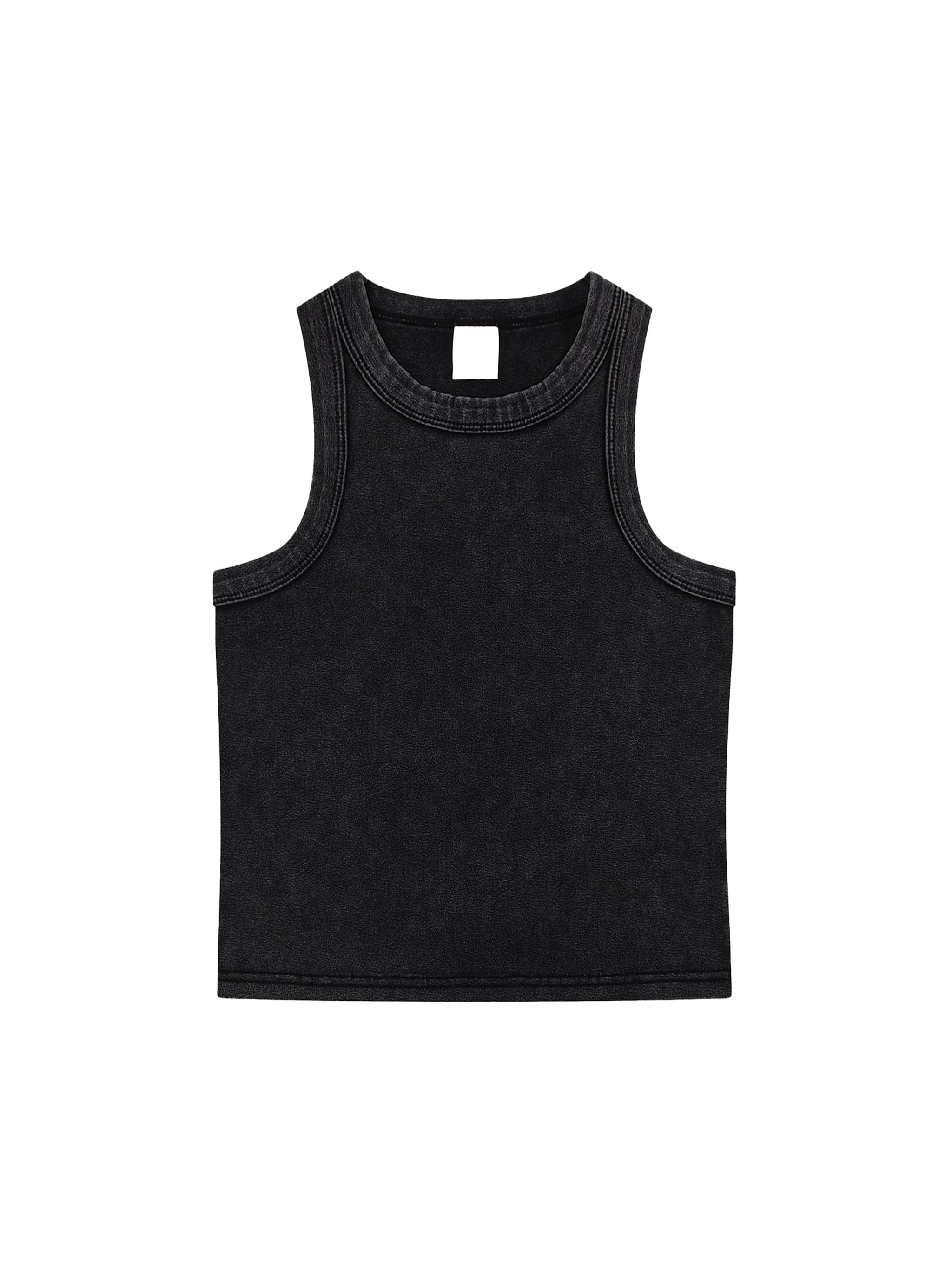 'F-CK THE PAT 🐍' ACID WASH CROP TANK (fem sizing)