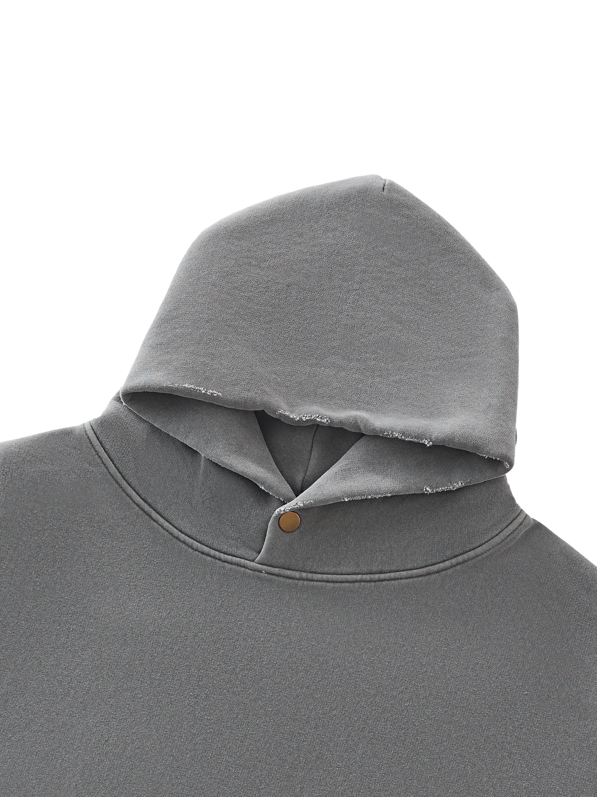 'DELULU π' FRAYED HOODIE (masc sizing)