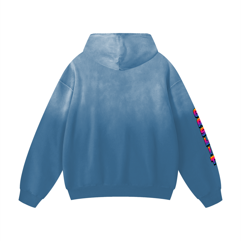 ⚰️'LOSE MY NUMBER'⚰️  OVERSIZED FADED HOODIE (masc sizing)