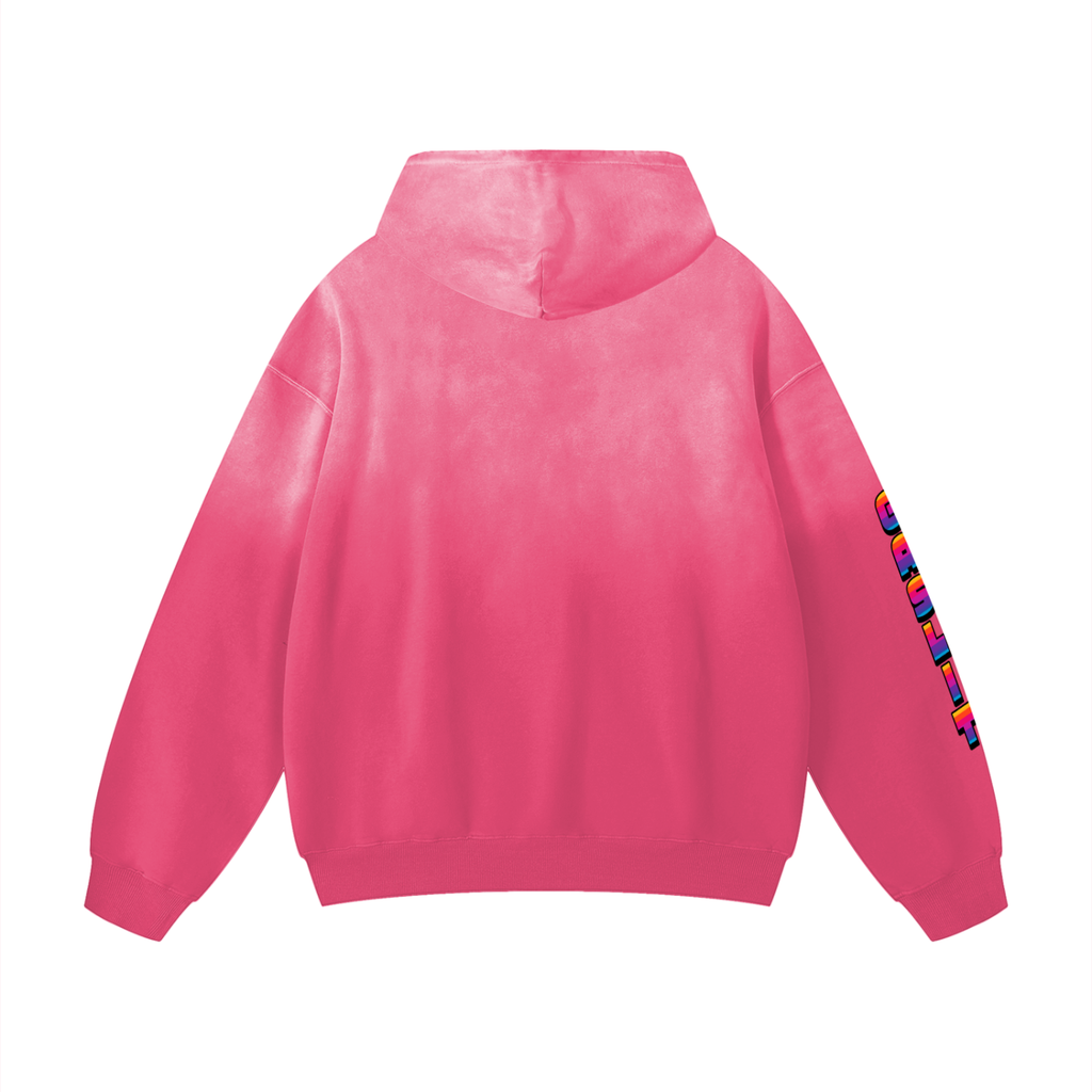 ⚰️'LOSE MY NUMBER'⚰️  OVERSIZED FADED HOODIE (masc sizing)