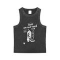 '👢 ON OUR NECK CLUB' ACID WASH CROP TANK (fem sizing)