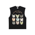 🐱 'KITTY KITTY' RAW EDGE MUSCLE TANK 🐱 (masc sizing)