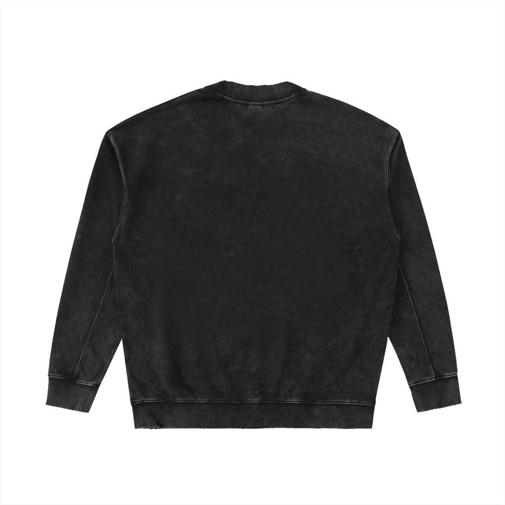 💅🏻 'GIRLY POP GANG' OVERSIZED ACID WASH SWEATER (fem sizing)