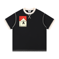 🧨'SMOKES KILL' CONTRAST STITCH COTTON TEE (masc sizing)
