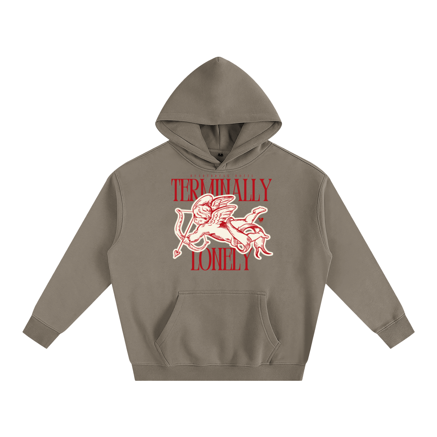 💔'LONELY'💔 OVERSIZED HEAVYWEIGHT HOODIE (masc sizing)