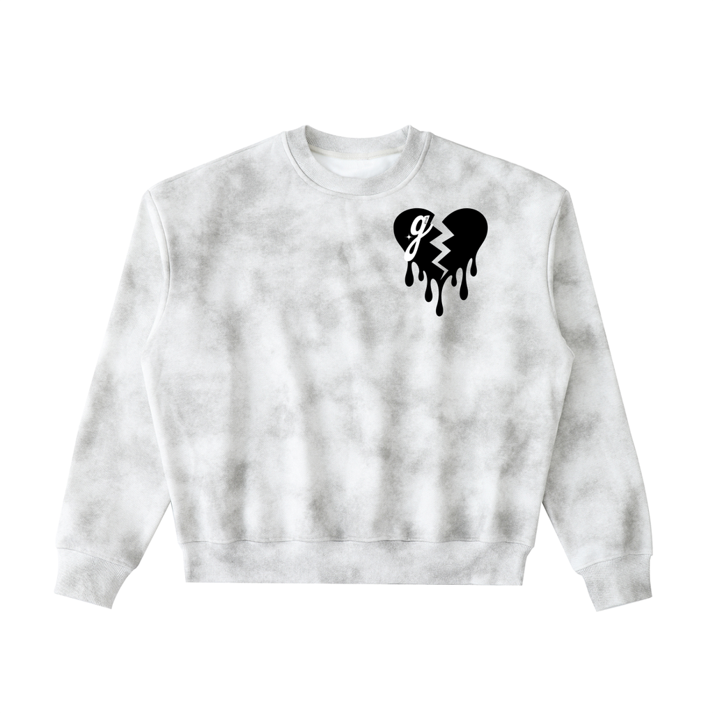 'G LOGO 💔' DIRTY WASHED BOXY SWEATSHIRT (masc sizing)
