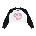 💖 'GIRLY POP GANG' 💖 RAGLAN CROP SWEATER (fem sizing)