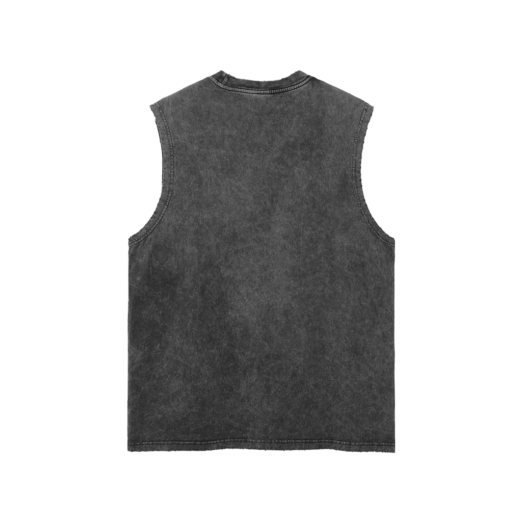 'FEMINISTS ARE HOT' FRAYED HEM TANK (masc sizing)