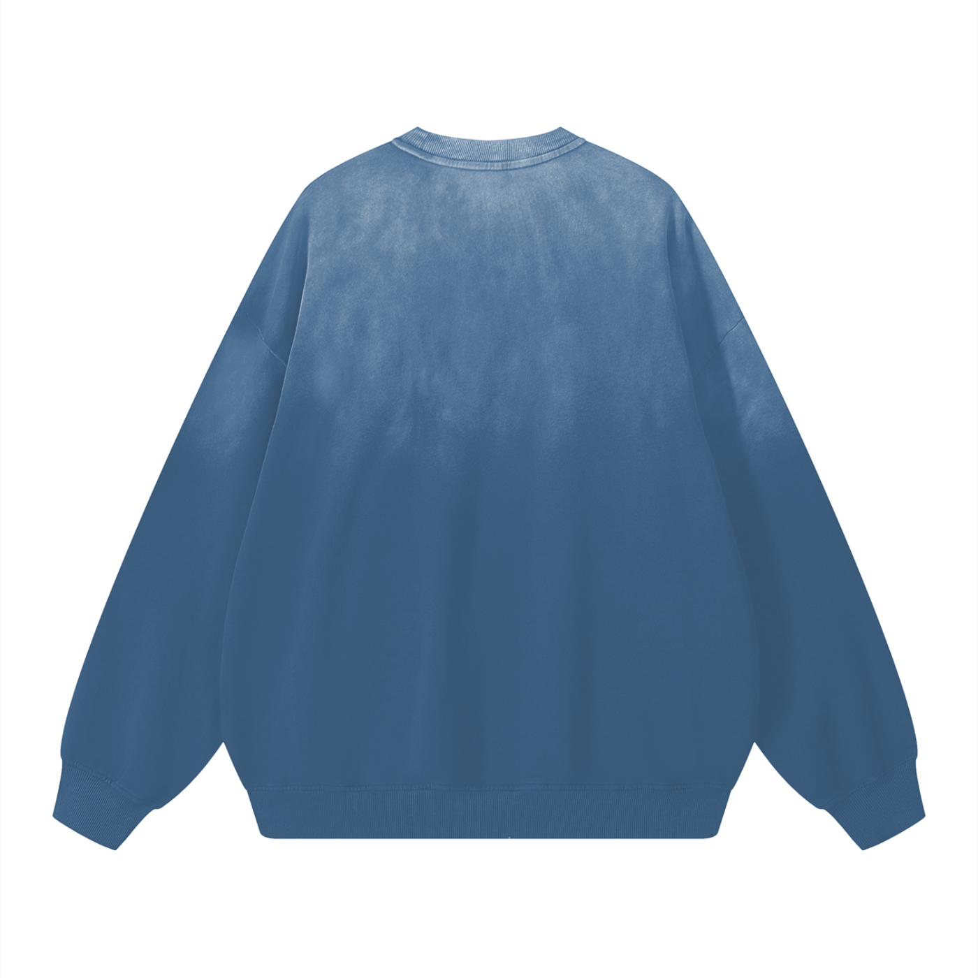 'F-CK THE PAT ✂️' FADED CREWNECK SWEATER (masc sizing)
