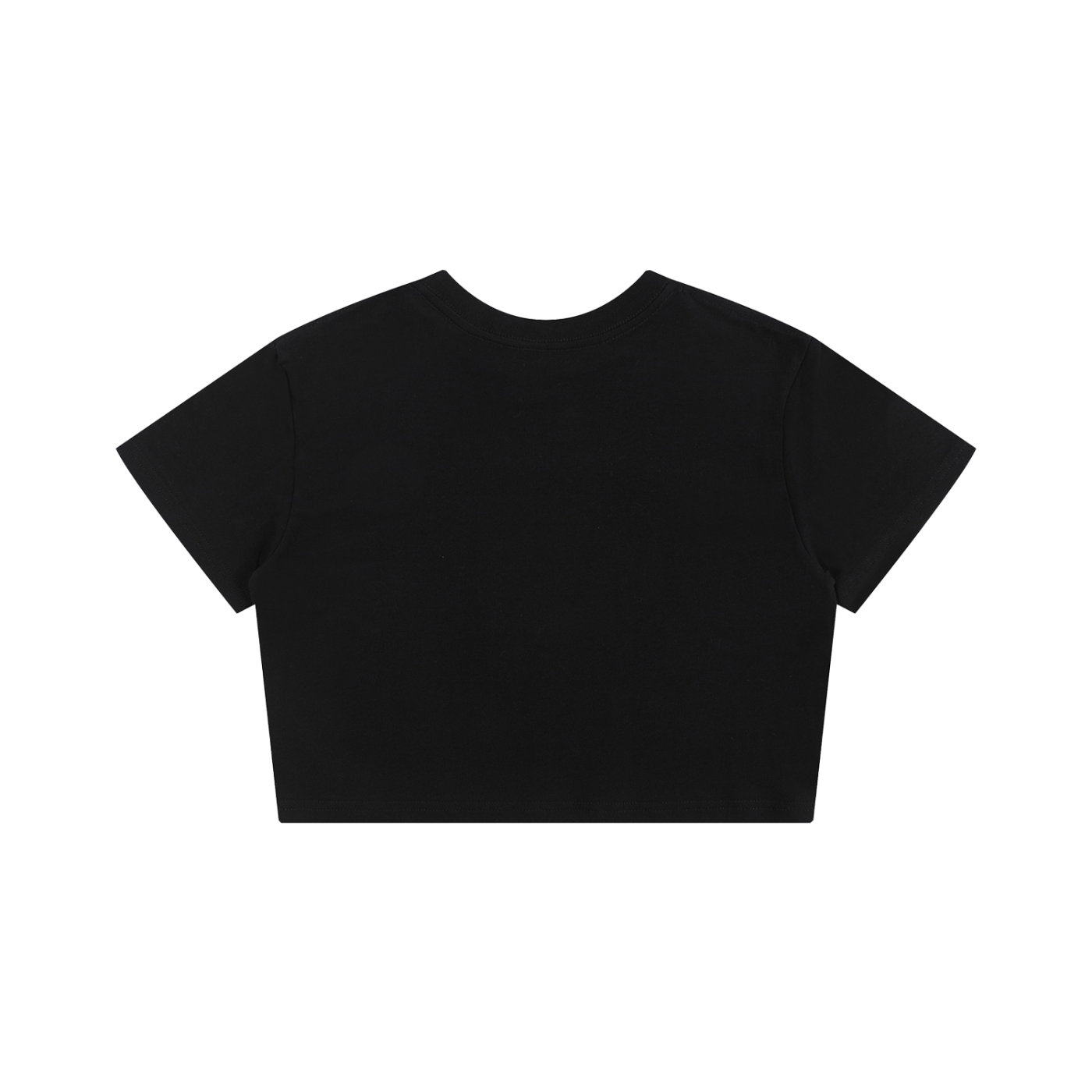 'THE FUTURE IS FEMALE' BLACK LOOSE CROP TEE (fem sizing)