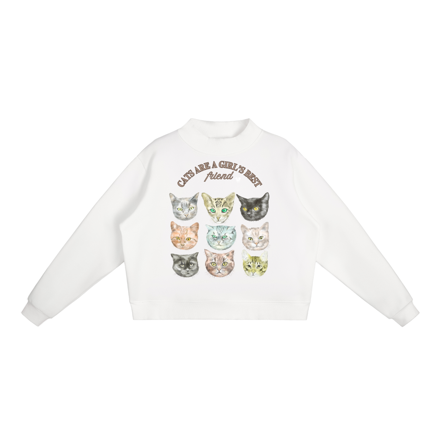 🐱'KITTY KITTY' 🐱 CREW NECK SWEATER (fem sizing)