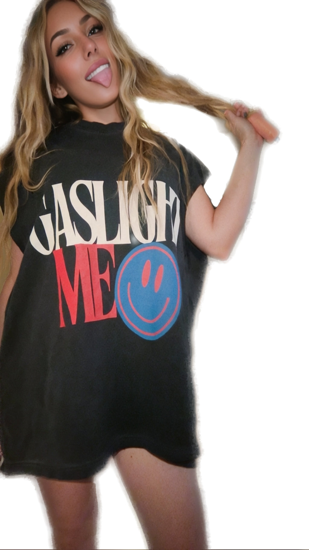 "GASLIGHT ME😊" BOXY MUSCLE TANK (masc sizing)
