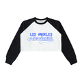 'LA NARCS 🌐' RAGLAN CROP SWEATER (fem sizing)