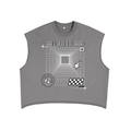 'HOLE-Y MEMORY' BOXY TANK TOP (masc sizing)