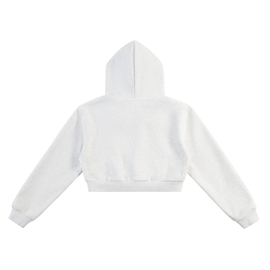 'GOD IS A WOMAN 🥀' CROPPED HOODIE (fem sizing)