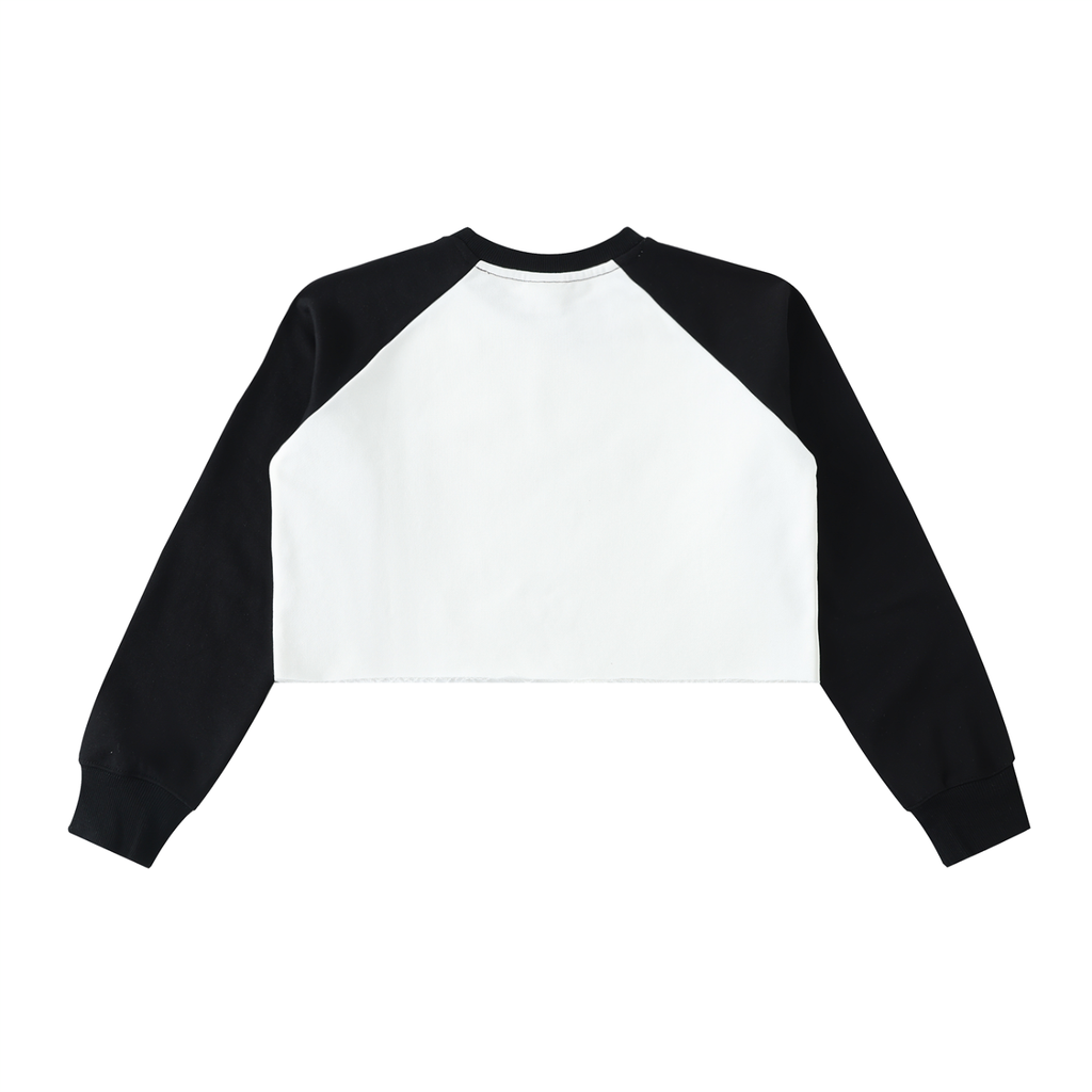 💖 'GIRLY POP GANG' 💖 RAGLAN CROP SWEATER (fem sizing)