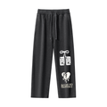 'QUEEN OF 💔' ACID WASH SWEATPANTS (masc sizing)