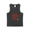 'FEMININE RAGE ERA' ACID WASH CROP TANK (fem sizing)