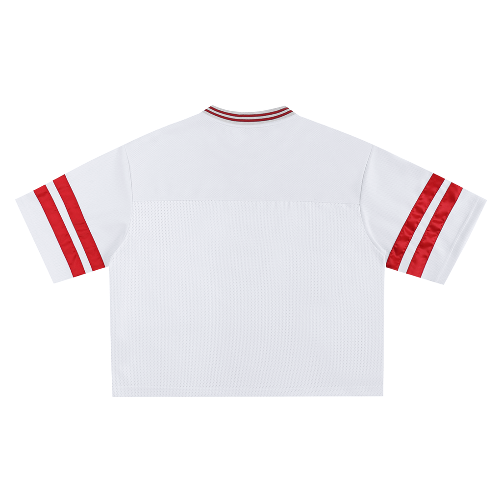 'GASLIT 💔' FOOTBALL JERSEY MESH TEE (masc sizing)