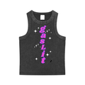 'GASLIT' VERTICAL NAMESAKE CROP TANK (fem sizing)