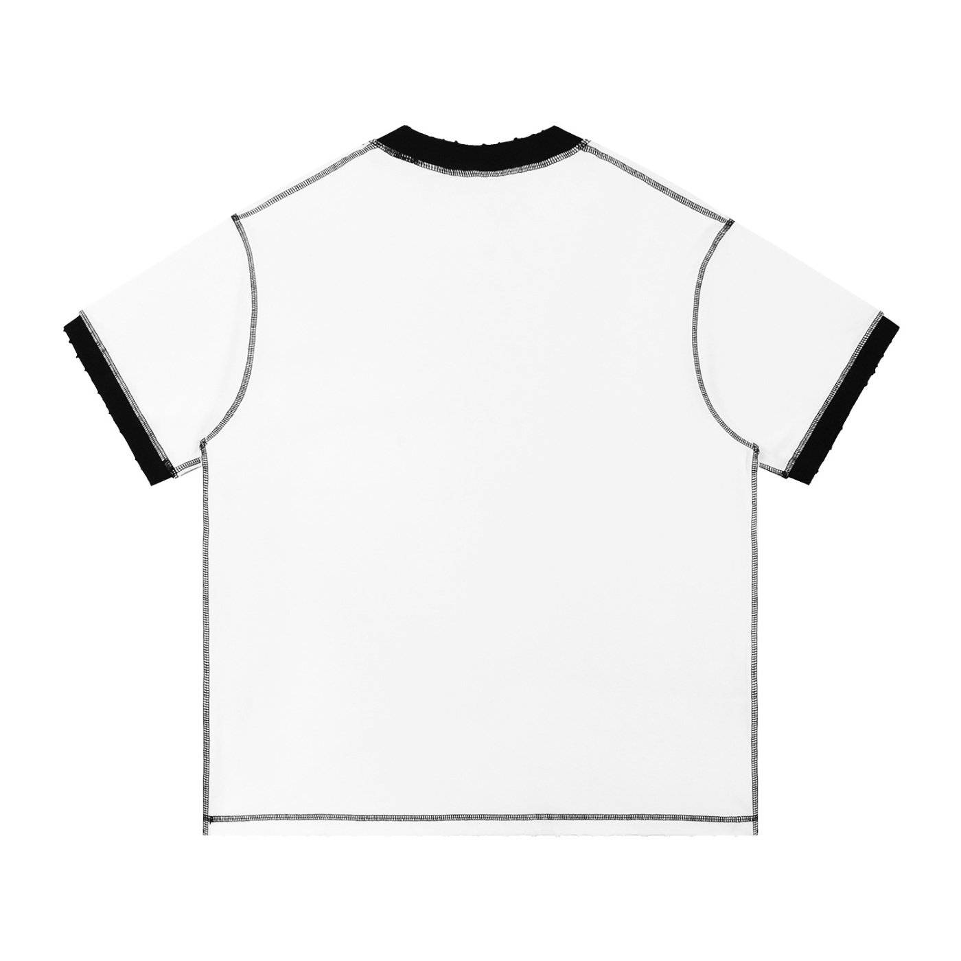 🧨'SMOKES KILL' CONTRAST STITCH COTTON TEE (masc sizing)