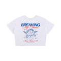 'BREAKING MY HEART 😇' LOOSE CROP TEE (fem sizing)