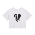 'G BROKEN HEART' LOOSE CROP TEE (fem sizing)