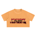 BAMBOOZLED CROP TEE (fem sizing)