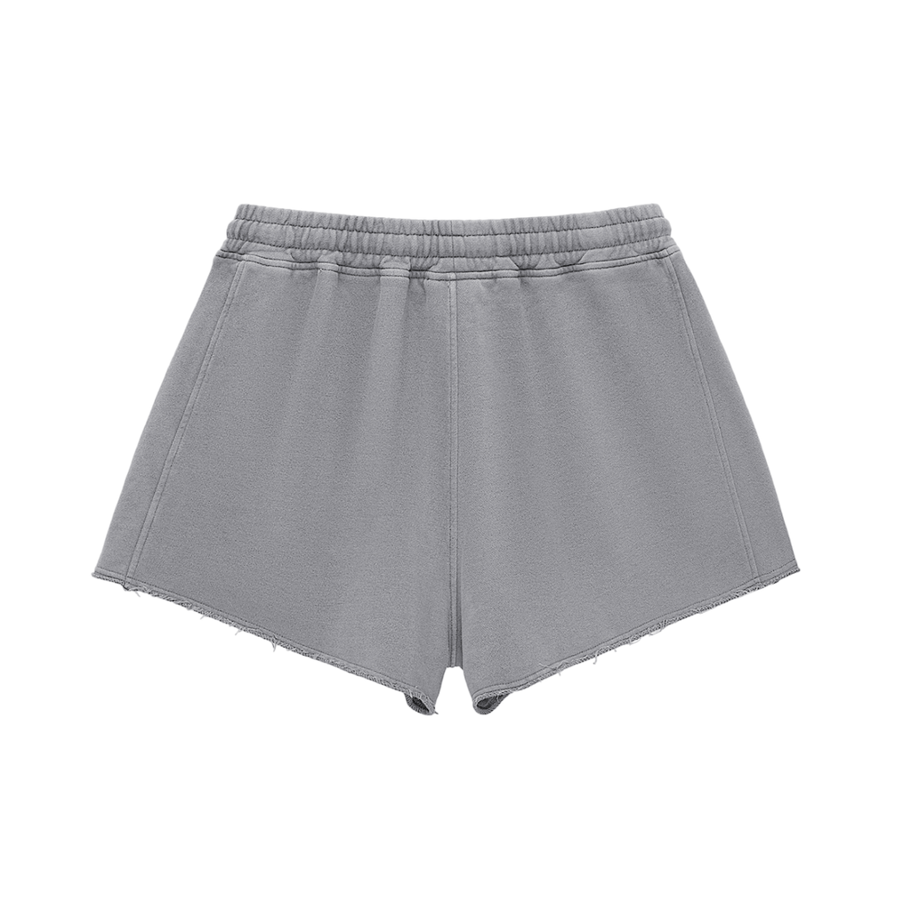 '👢ON OUR NECK CLUB' ACID WASH CUTOFF SWEAT SHORTS (fem sizing)