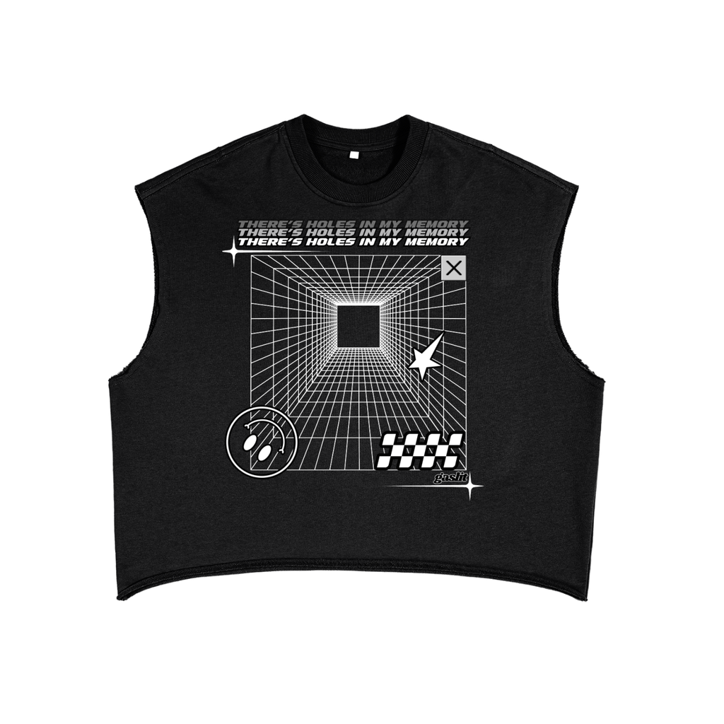 'HOLE-Y MEMORY' OVERSIZED BOXY TEE (masc sizing)