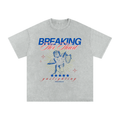 'ANGEL BABY 💔' OVERSIZED ACID WASH TEE (masc sizing)