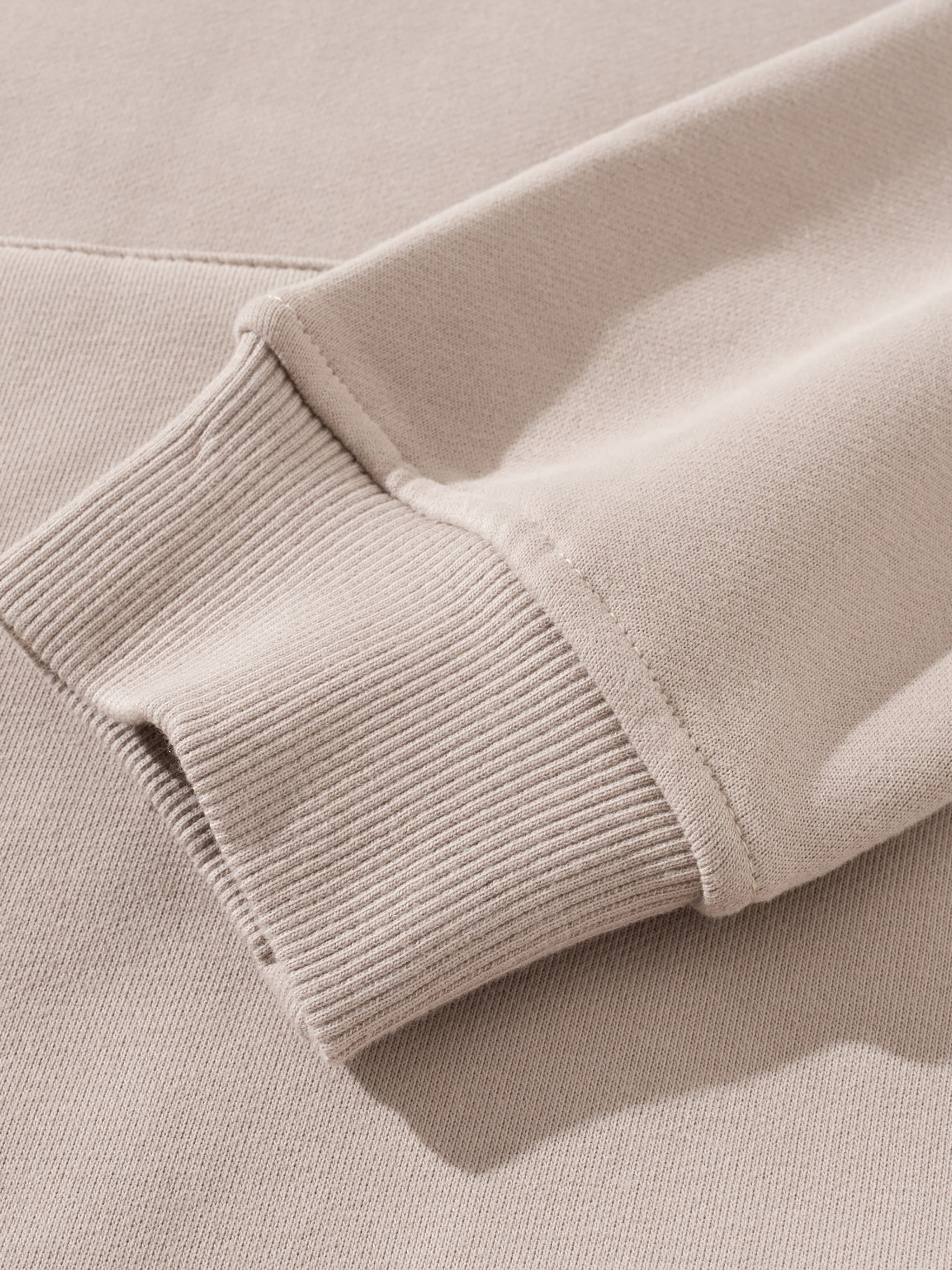 'DELULU' WHITE FLEECE HOODIE (masc sizing)