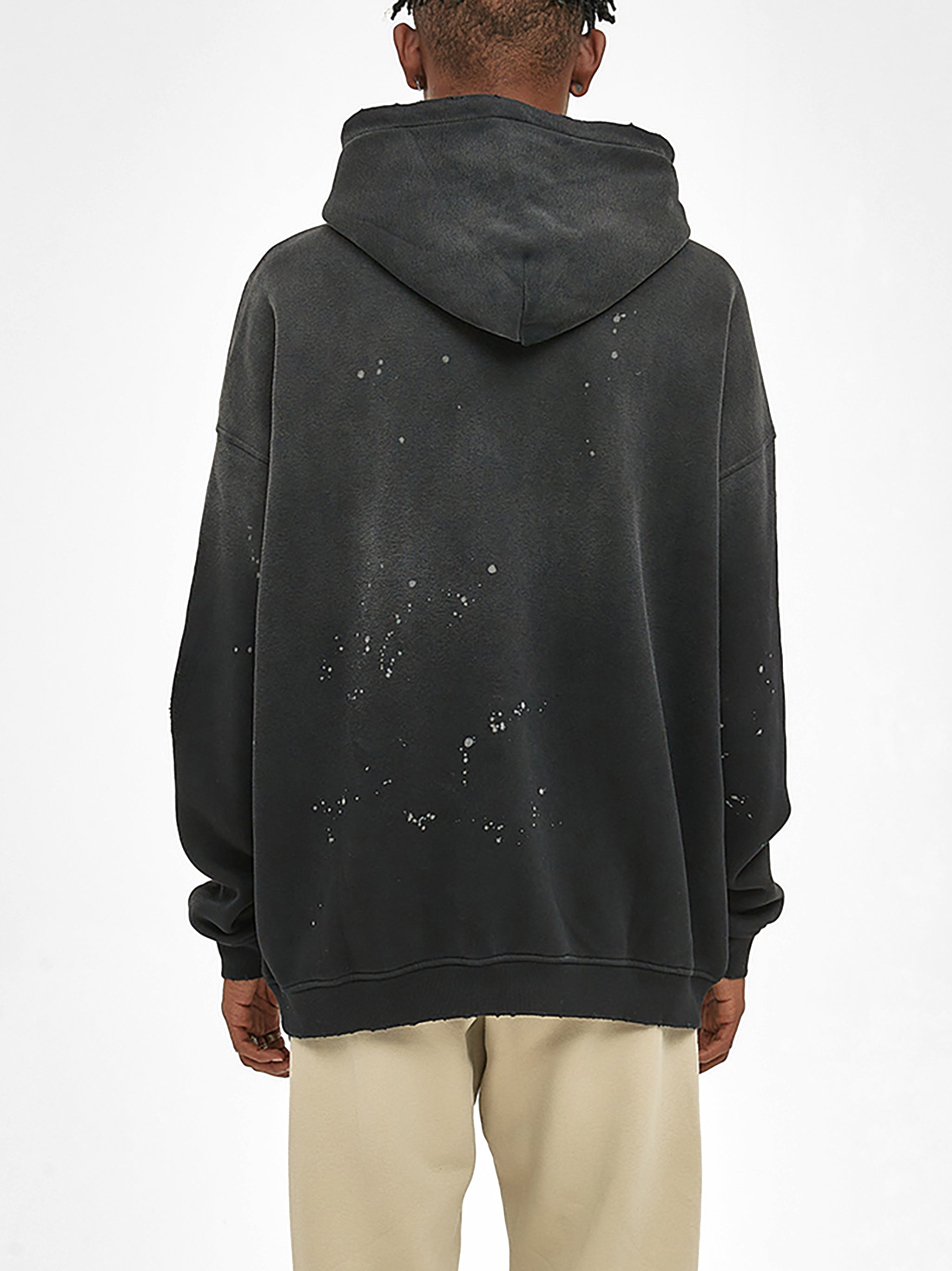 'G 💔' UNISEX VINTAGE WASH FRAYED HOODIE (masc sizing)