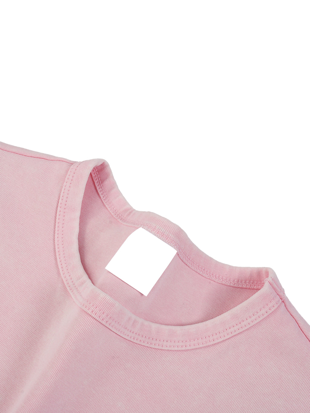 BLACK 'DELULU' BABY CROP TEE (fem sizing)