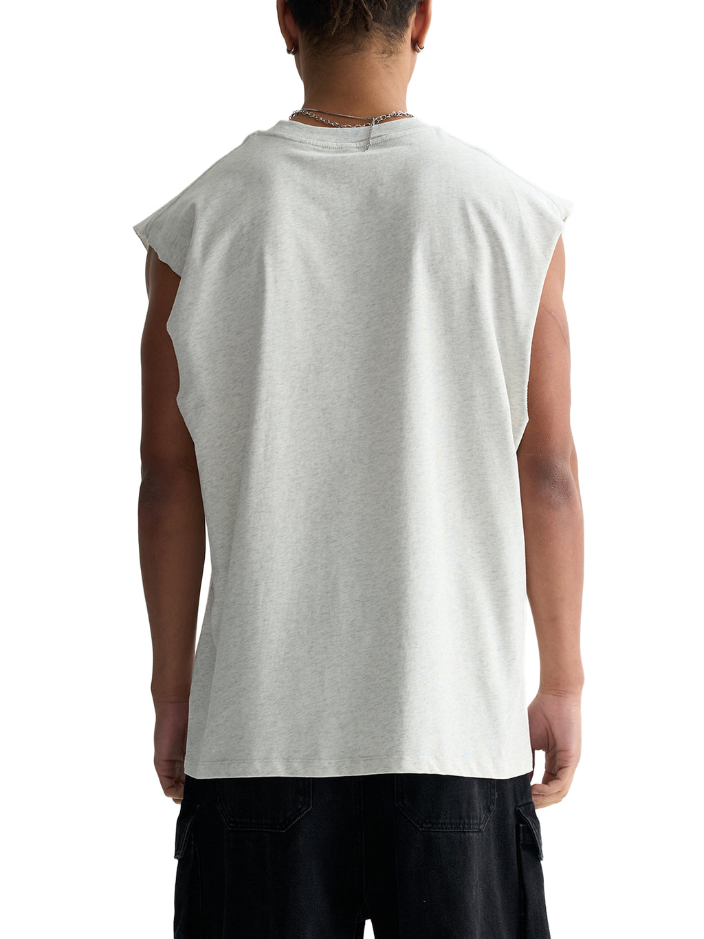 🐱 'KITTY KITTY' RAW EDGE MUSCLE TANK 🐱 (masc sizing)