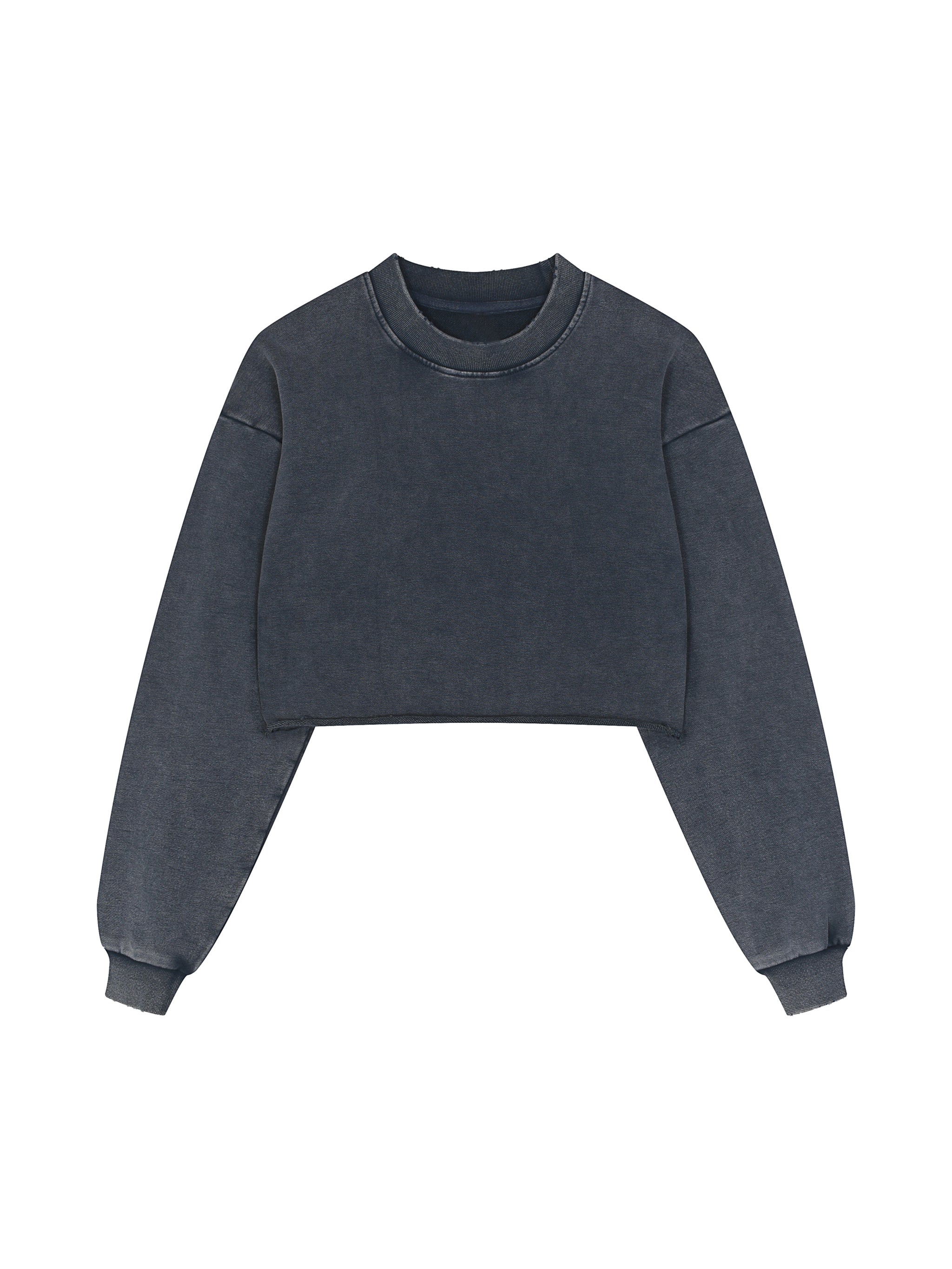 'MAIN CHAR ENERGY!' CUTOFF CROP SWEATSHIRT (fem sizing)