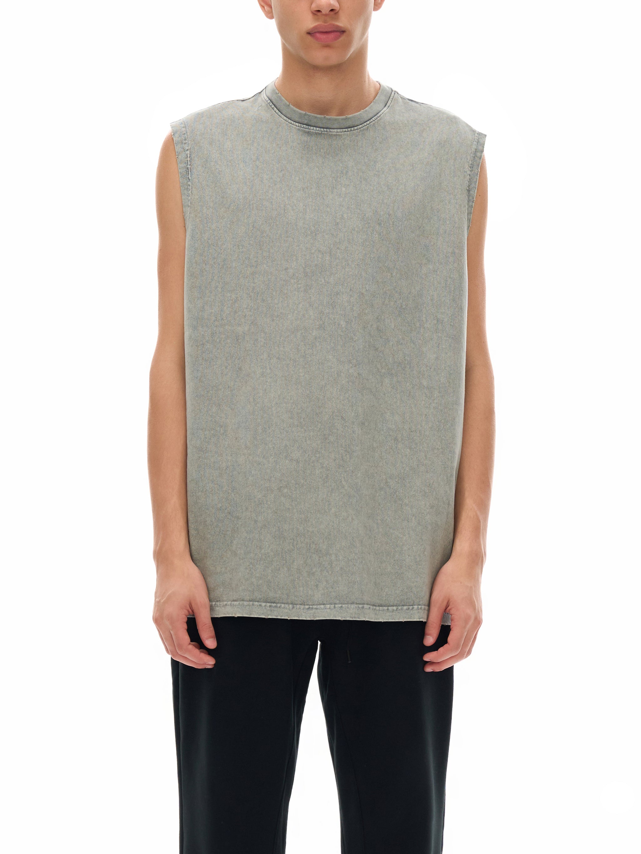 'FEMINISTS ARE HOT' FRAYED HEM TANK (UNISEX)