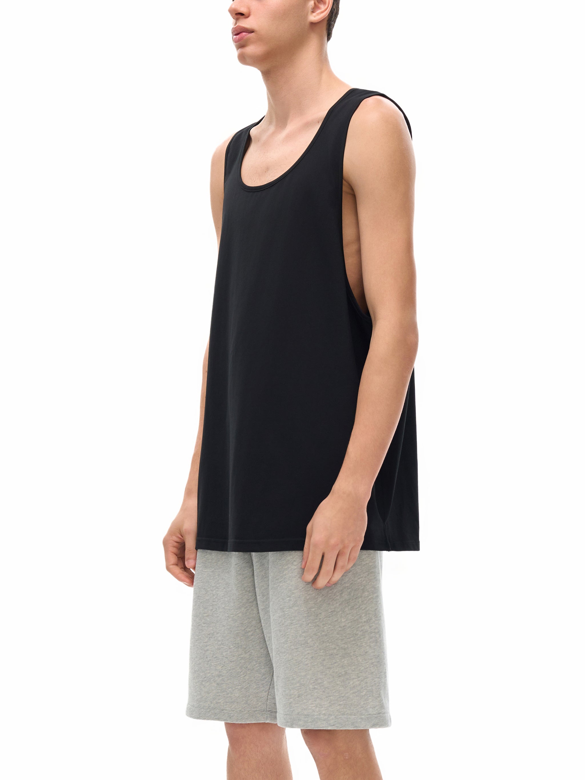 'GOD IS A WOMAN' LOOSE MUSCLE TANK (BLACK/UNISEX)
