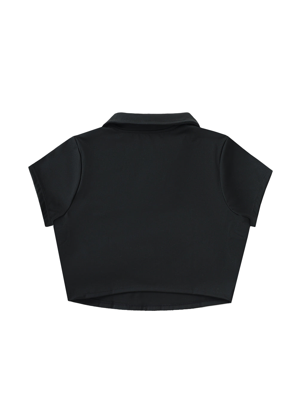 'FEMME RAGE 💗' TIGHT POLO CROP TOP (fem sizing)