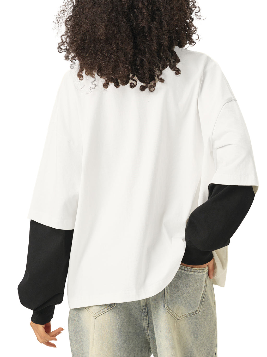 🧨 'SMOKES KILL' LAYERED CONTRAST COTTON TEE (masc sizing)