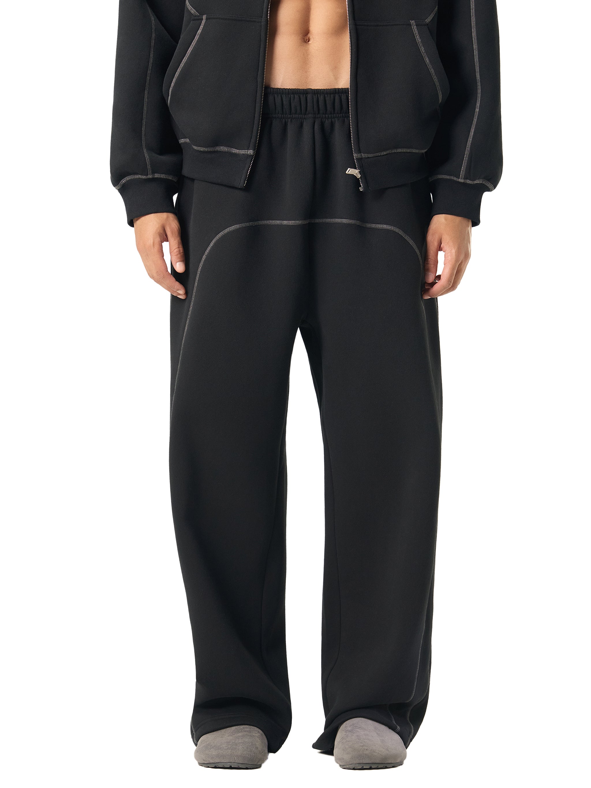 💔 HEARTBREAK 💔 CONTRAST STITCH SWEATPANTS (MASC SIZING)